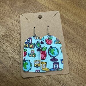 5/ $10 Colorful Alphabet‎ Earrings